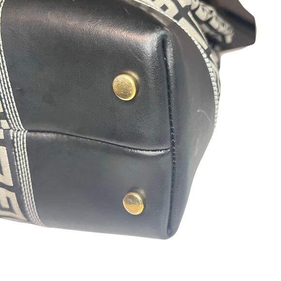 Authentic Givenchy Canvas & Leather Tote – Geometric Print Adjustable Straps - Picture 10 of 16